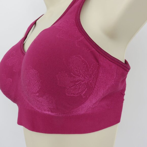 Bali Medium Comfort Revolution ComfortFlex Fit Shaping Wireless Bra 3488 Mauve - Picture 4 of 12